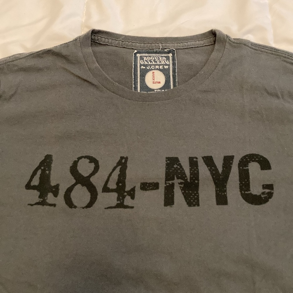 Rogues Gallery x J.Crew Mens T Shirt Dark Gray Size L - Picture 3 of 5